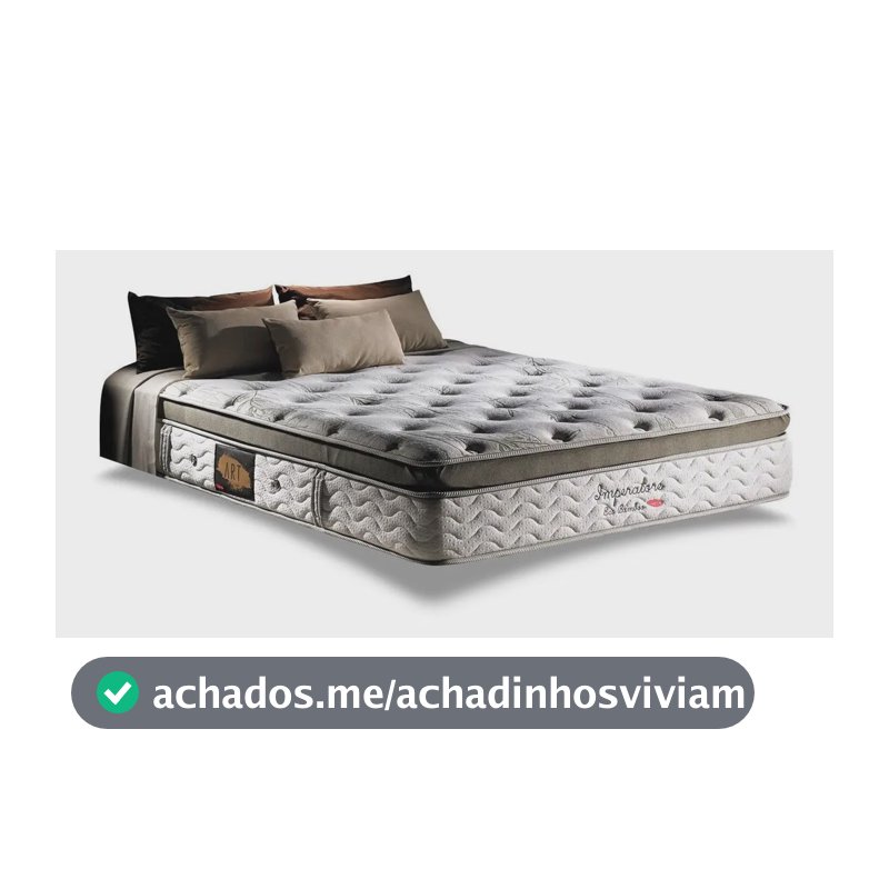 Colchão de molas Herval Imperatore Eco Bamboo Casal