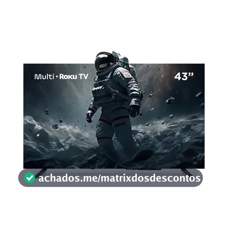 Smart Tv Dled 43 Fhd Multi Roku 3hdmi 2usb Wi-fi Tl056m
