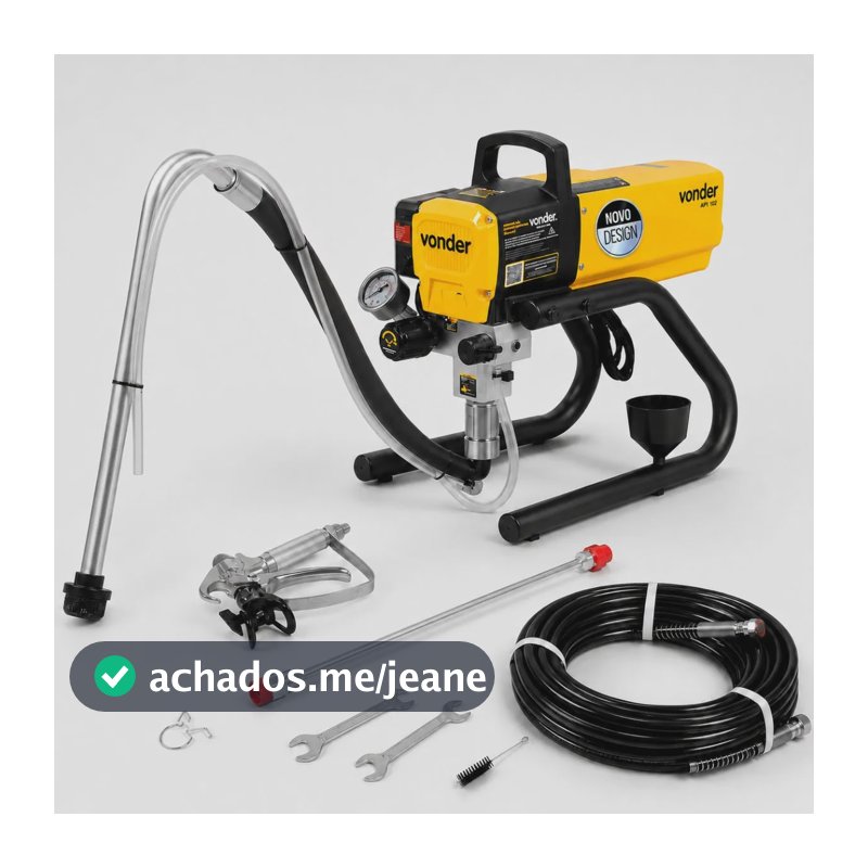 Máquina De Pintura Airless Profissional Vonder Mpa 120 900w 127v