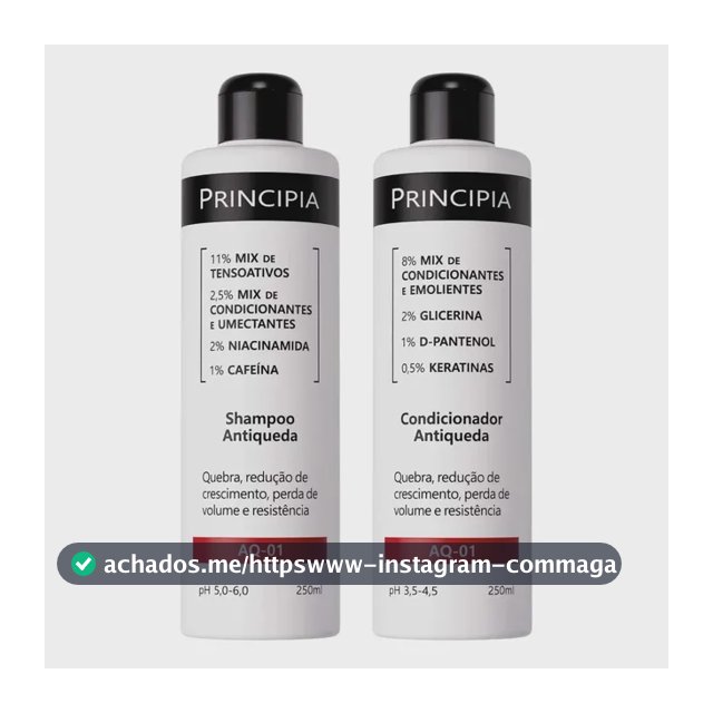 Principia Kit Shampoo E Condicionador Antiqueda Aq-01