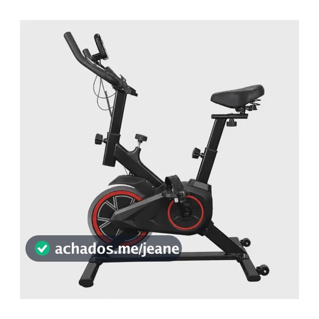Bicicleta Ergométrica Bike Spinning Para Exercícios Com Volante e Display LCD