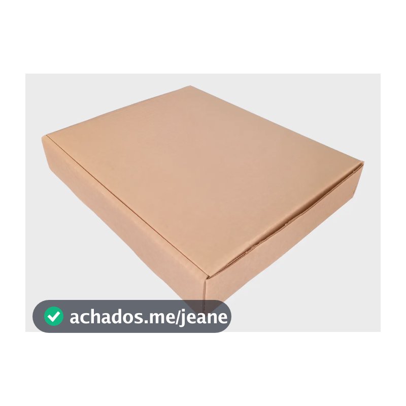 25 Caixas De Papelão 30x25x5 Para Salgados, Doces E Envio Marrom-claro