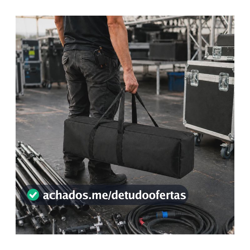 Capa Bag Bolsa Pedestais Microfone Pedestal Preto Preto