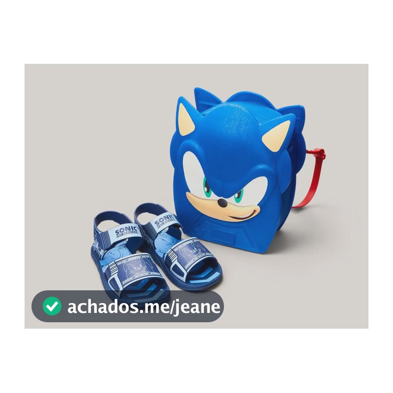 Sandália Grendene Kids-23336 Azul/azul Medio Liso 26.27 Br