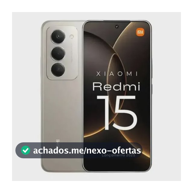 Xiaomi Redmi 15 Dual Sim 16ram/256gb 2025 Top 1 Cinza Titan