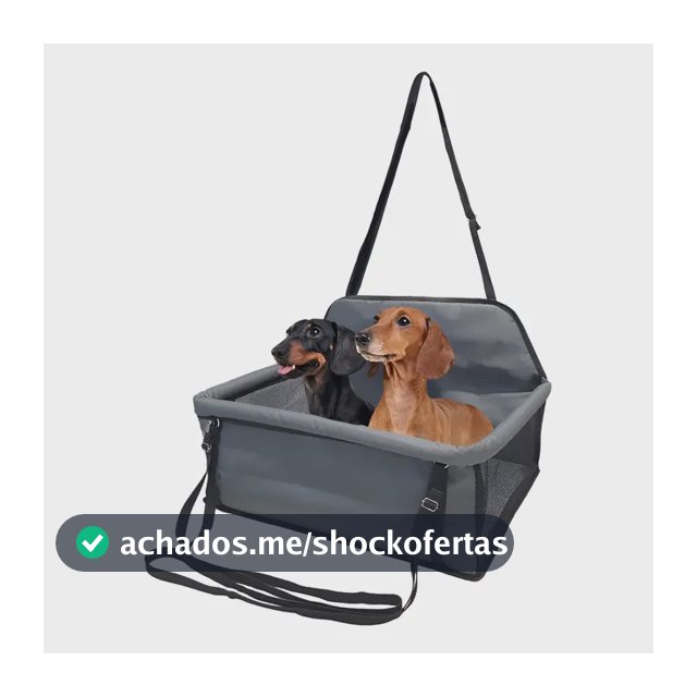 Assento Para Viajar 2 Pets Até 20kg Cães Gato Carro Cadeira