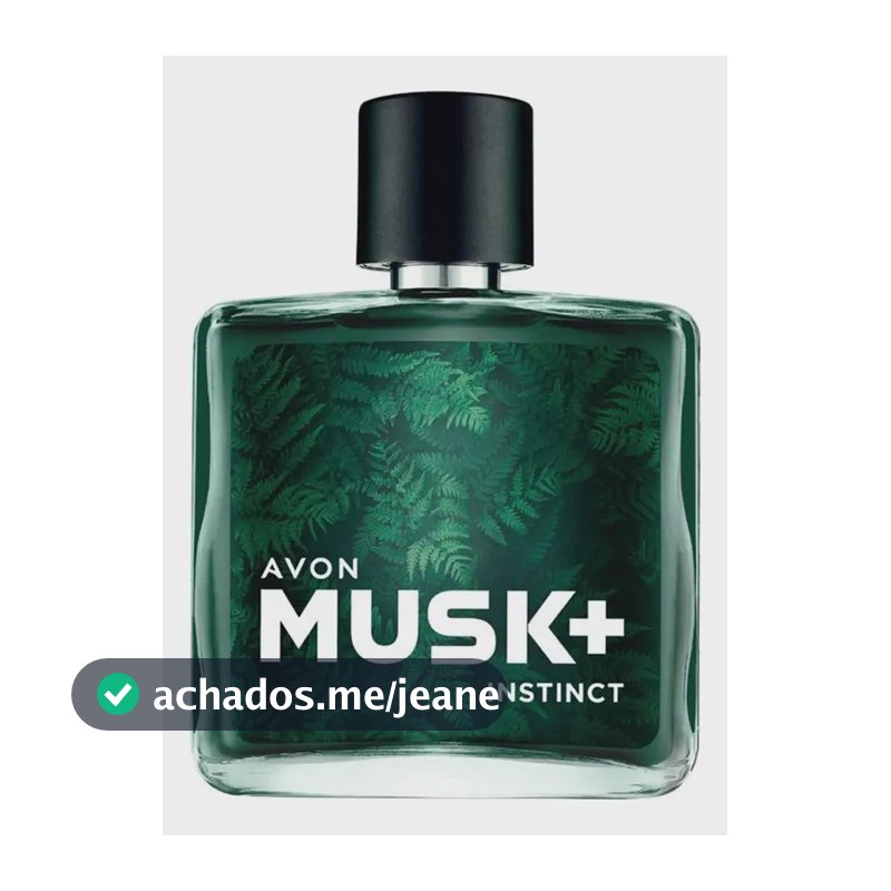 Musk+ Instinct Deo Colônia Masculina 75ml Avon