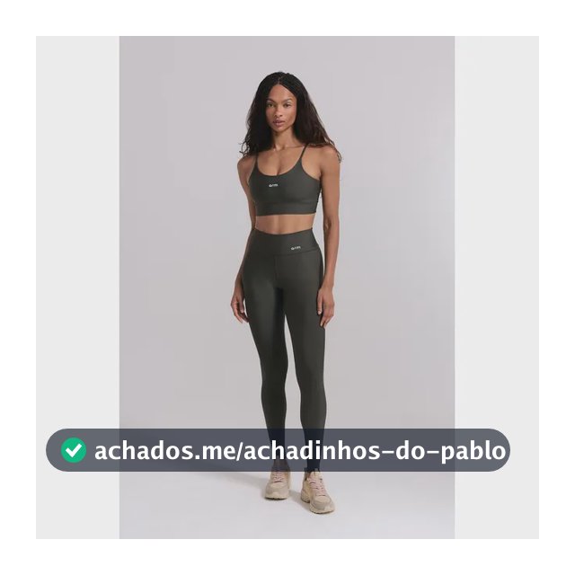 Conjunto Feminino Para Treino Blackout Top E Legging - Arm