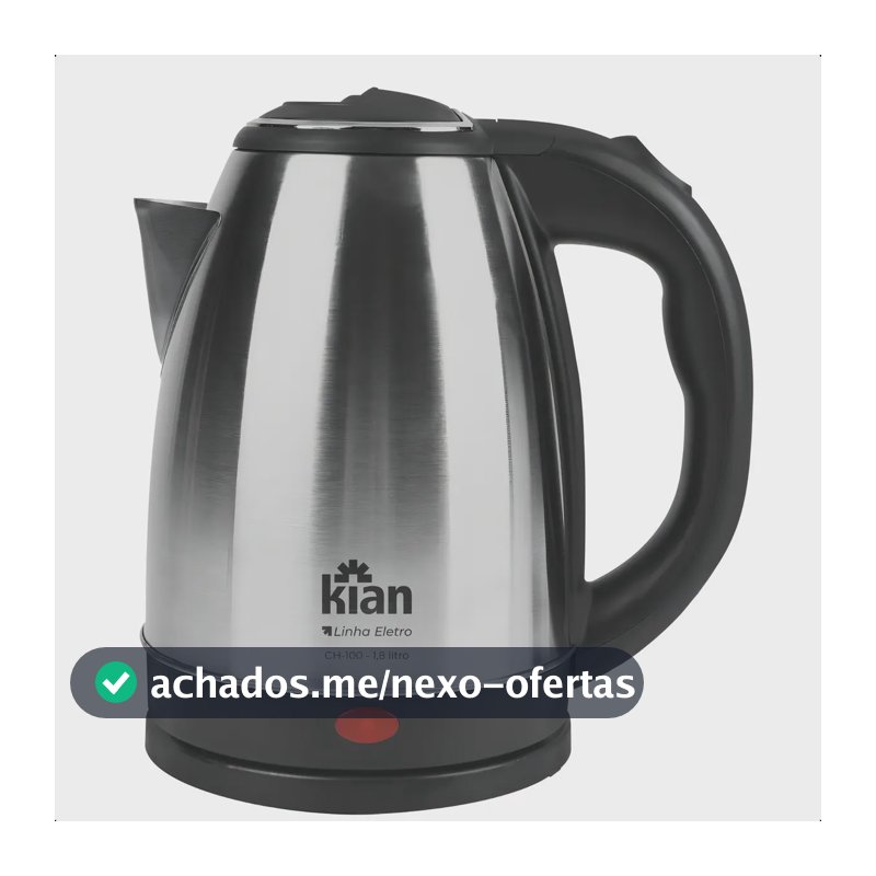 Chaleira Elétrica Kian 1,8l Inox Ch-100