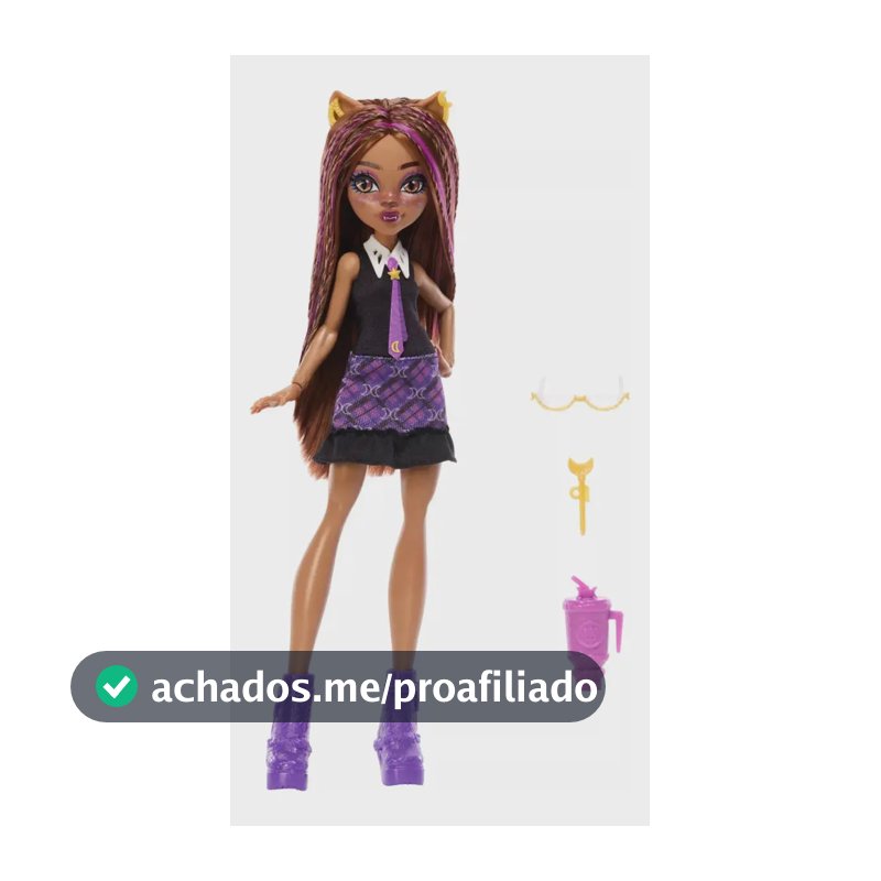 Boneca Monster High Clawdeen Wolf Jld13 Acessórios Mattel