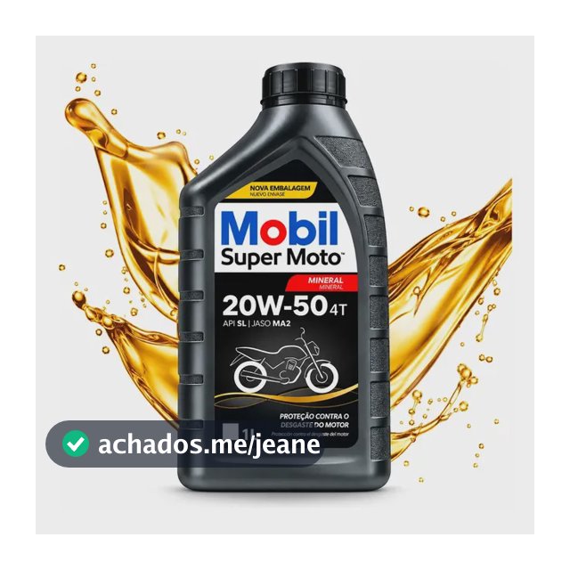 Óleo Motor Mobil Mineral 20w50 Moto/quadriciclo