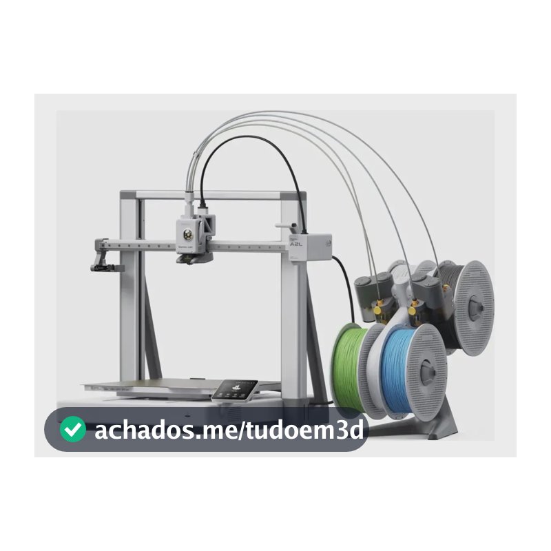 Impressora 3d Bambu Lab A2l + Ams Lite (combo) - 220v 220v Prateado