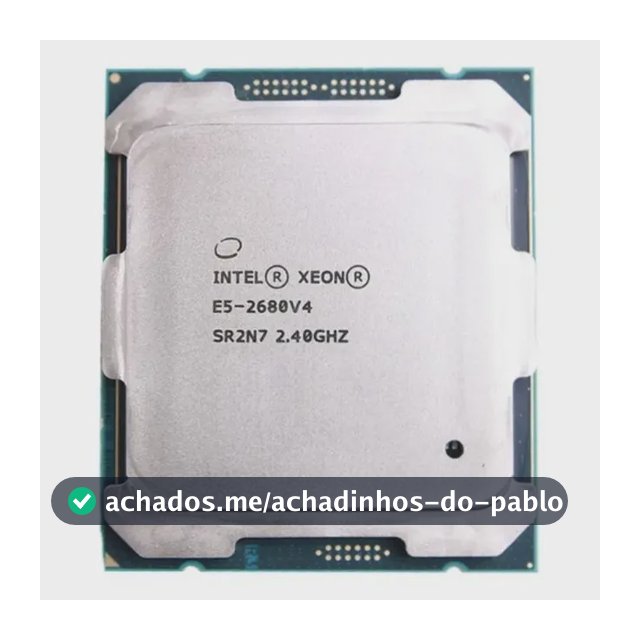 Processador Intel Xeon E5-2680 V4 14 Núcleos 3.3GHz Socket LGA2011-3