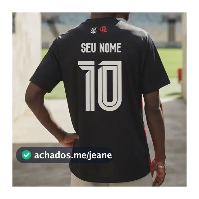 Camisa Flamengo Personalize Seu Nome E N° Oficial Licenciada