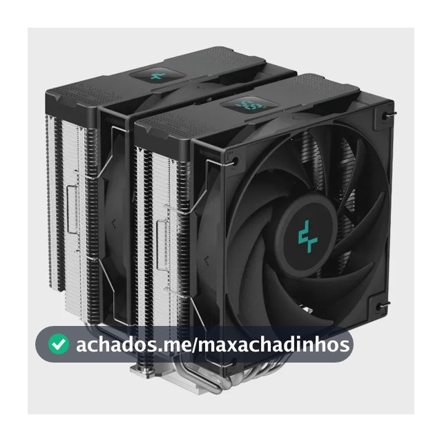 Air Cooler Ag620 Digital Com Monitoramento Deepcool Preto