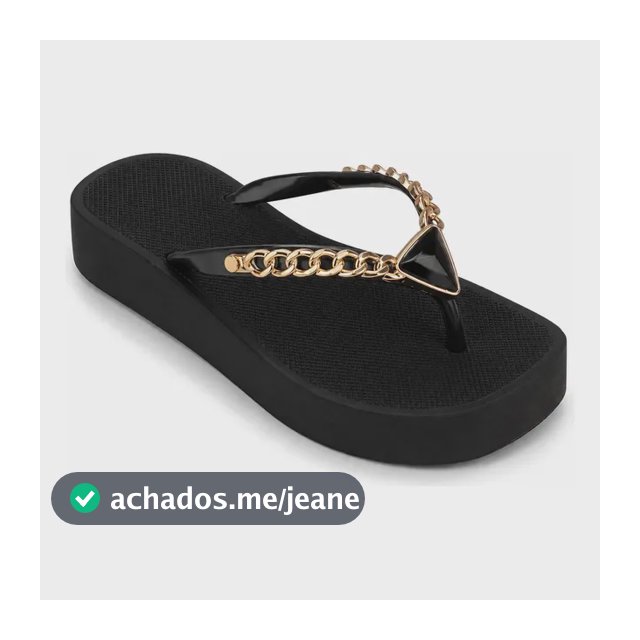 Chinelo Papete Feminino Luxo Plataforma Confortável