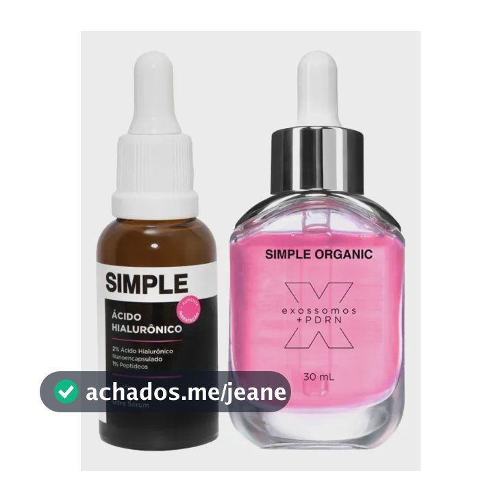 Kit Regeneração Pdrn + Ultra Sérum Ácido Hialurônico Simple