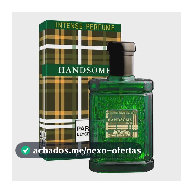 Perfume Handsome Green Paris Elysees Masculino Intense 100ml
