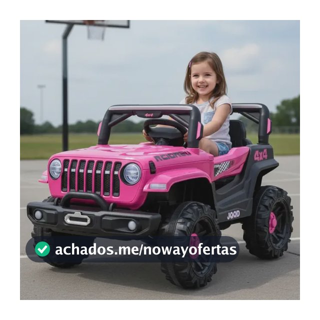 Jipe Infantil Elétrico 12v Carrinho Controle Remoto Música Brinq Kids