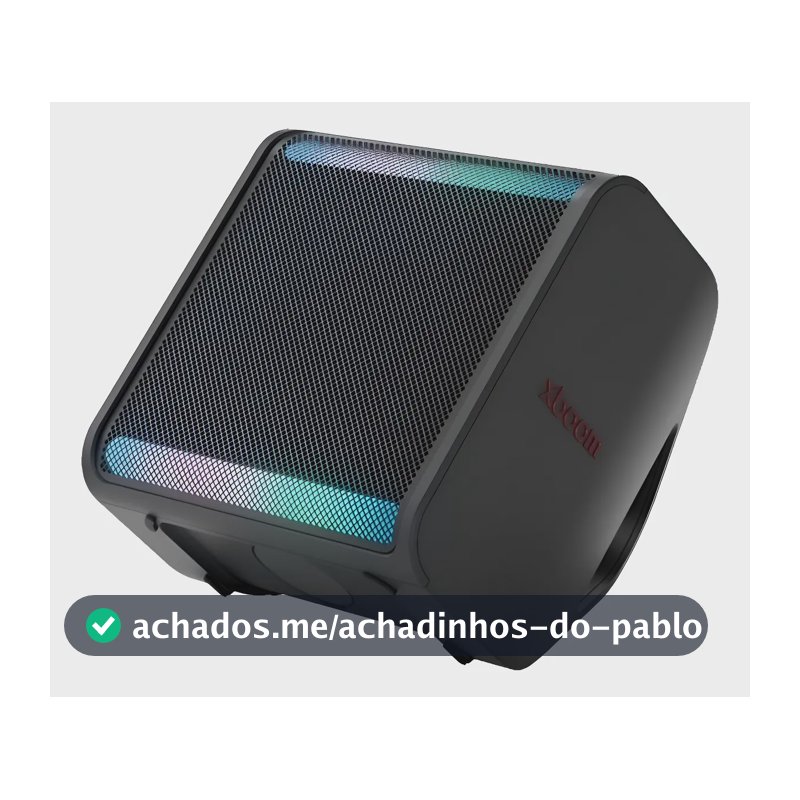 Caixa de Som LG XBOOM Stage 301, 240W, Bluetooth, IPX4, bateria 12h, Bass Boost, luzes LED, entrada óptica e USB