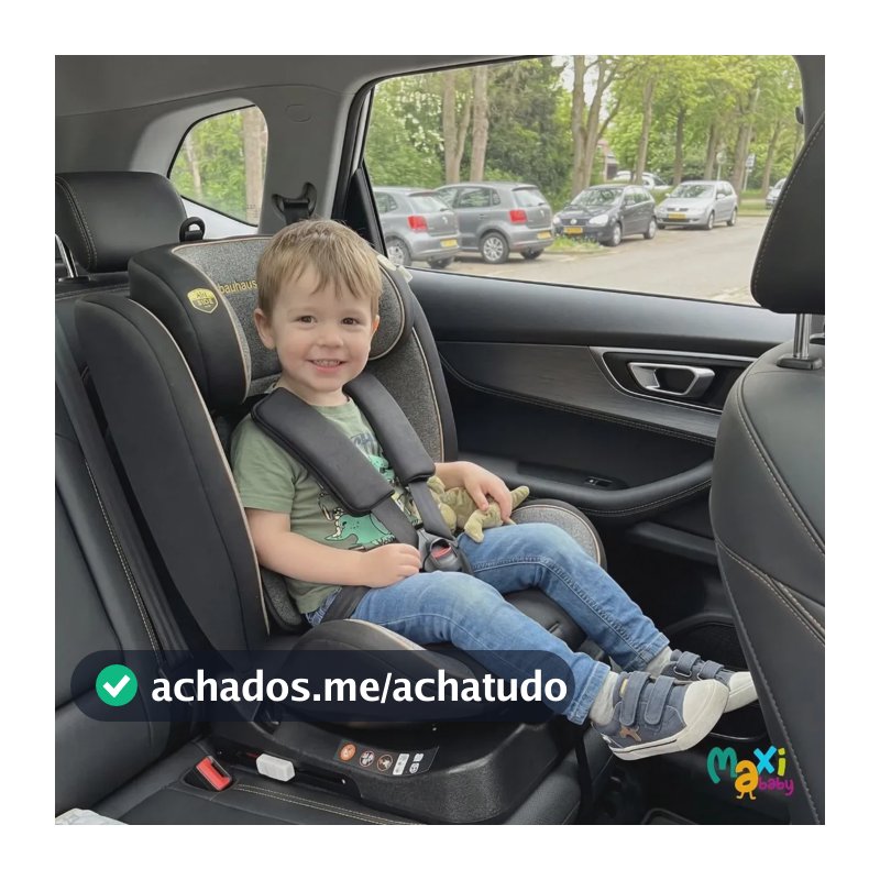 Cadeira Carro Reclinável 5P 0-36kg Bauhaus Preto Maxi Baby