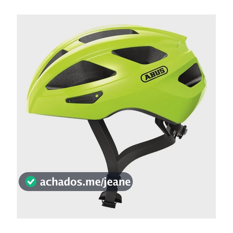 Capacete De Ciclismo Abus Macator Amarelo Amarelo G