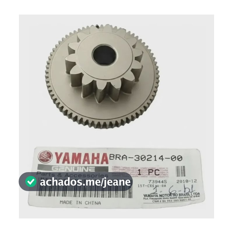 Bendix Engrenagem Partida Crosser Factor Fazer 150 Original