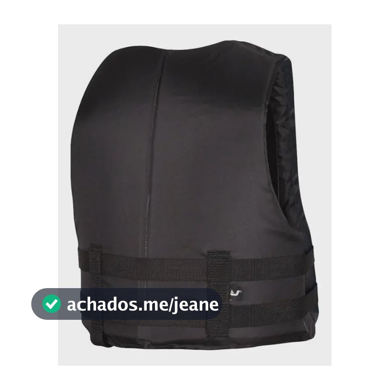 Colete Salva Vidas Jogá Wave Até 30kg Infantil Cor Preto