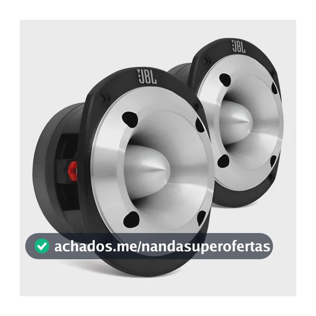 Kit 2 Super Tweeter Jbl Selenium St400 Trio 150w Rms 8 Ohms Prateado