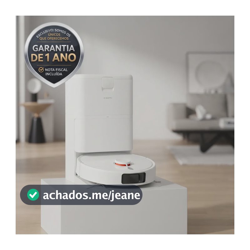 Aspirador Robô Xiaomi Vacuum H50 Pro Com Garantia 1 Ano Branco 220v
