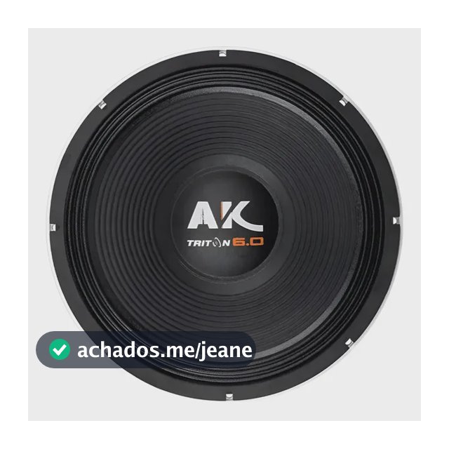 Alto Falante Woofer Triton Ak 6.0 3000w 4 Ohms 18 Polegadas