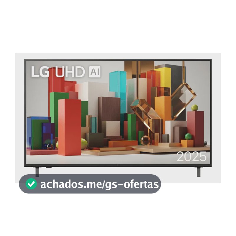 Smart TV Profissional 4K 50" LG UHD 50AU801 Processador α7 AI Ger8 Super Upscaling Google Cast Alexa Integrado Controle AI Smart Magic WebOS 25