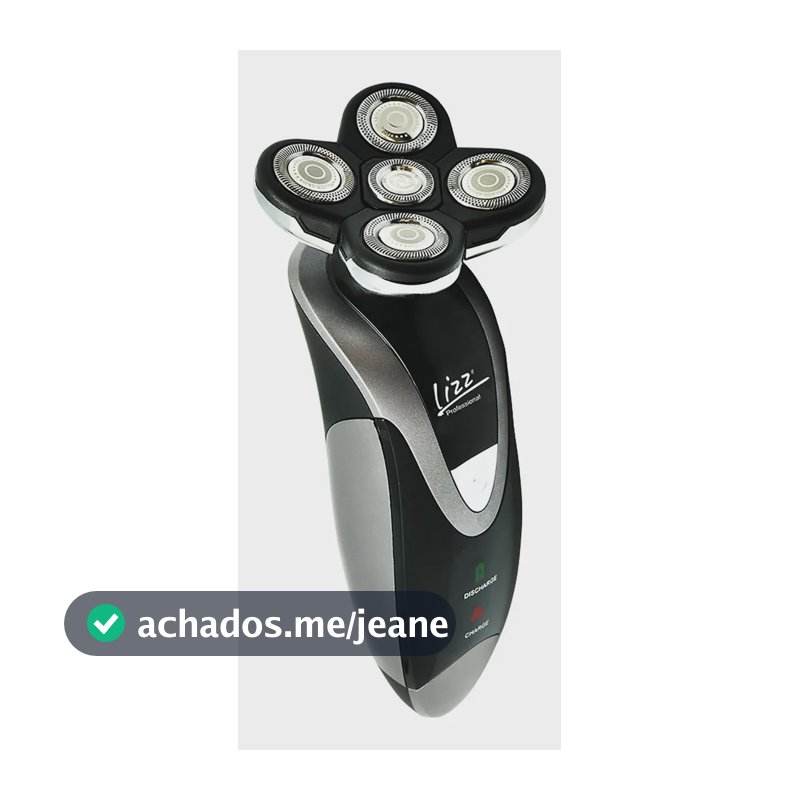 Barbeador Extreme Bivolt - Lizz Pro Cinza 127/220v