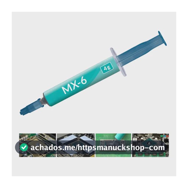 Pasta Térmica Mx-6 4g Em Seringa Para Pc Mx-6