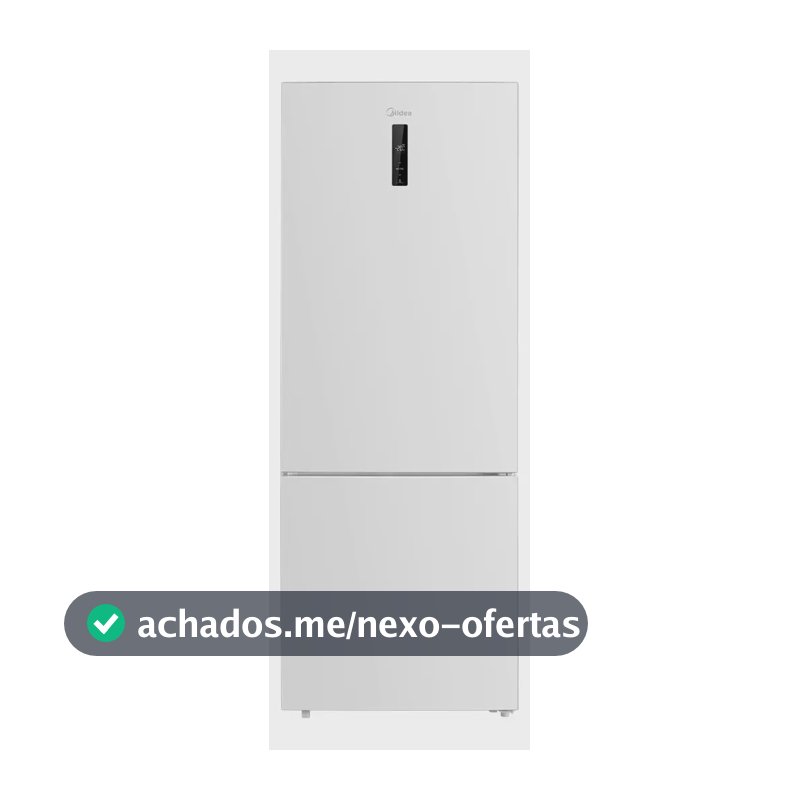 Geladeira Inverse Frost Free 416l Inverter Branca Midea Cor Branco MDRB593FGD013