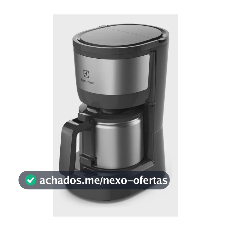 Cafeteira Elétrica Electrolux 600ml Capacidade 15 xicaras Jarra Inox filtro permanente removivel corta pingos função manter aquecido ECM12 - INOX