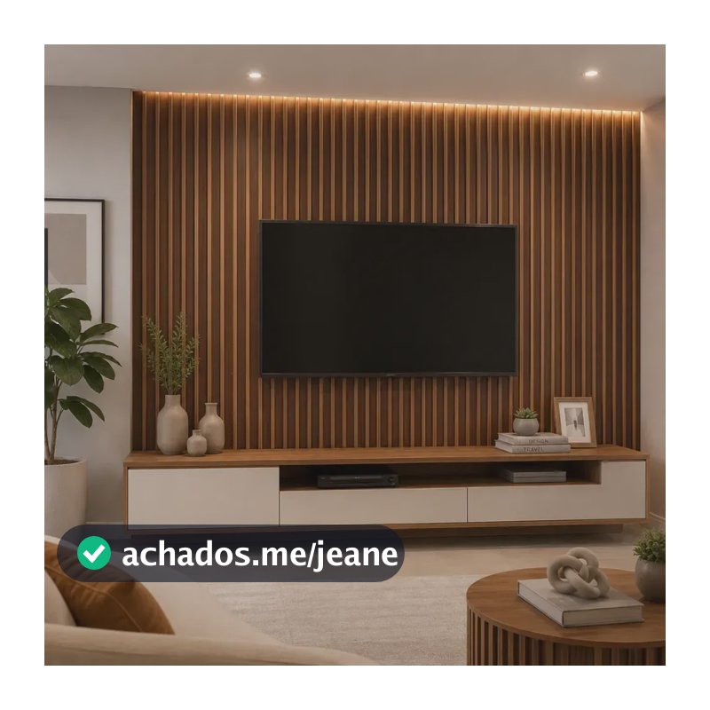 Kit 100 Placas Ripadas Autocolante Painel 45x10cm Decorativa Ripado Embuia
