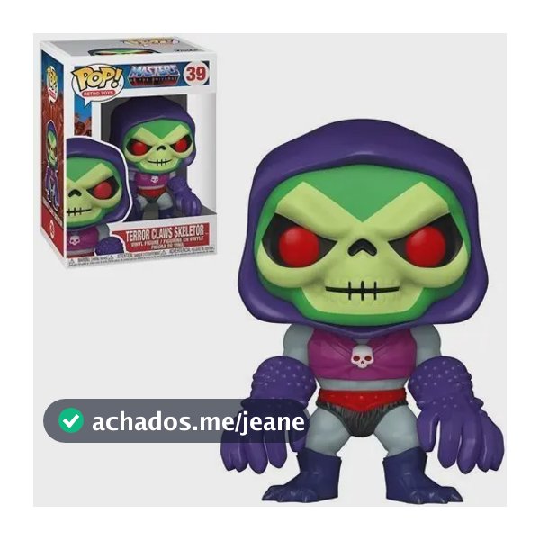Mestres Do Universo Boneco Pop Funko Esqueleto #39 Skeltor