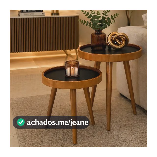 Mesa Pé Palito Retro Casa Lateral  Apoio Canto Sala Estar