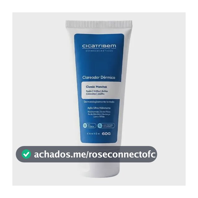 Creme Clareador para Axilas Virilha 60g
