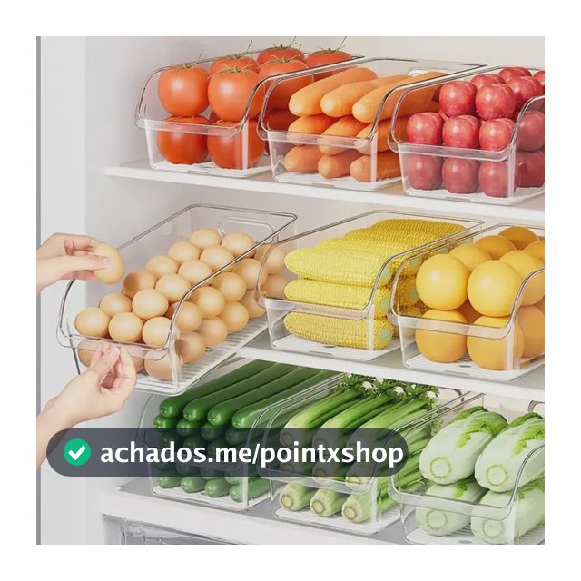 Organizador De Geladeira Tipo Bandeja Para Alimentos 1 Peça