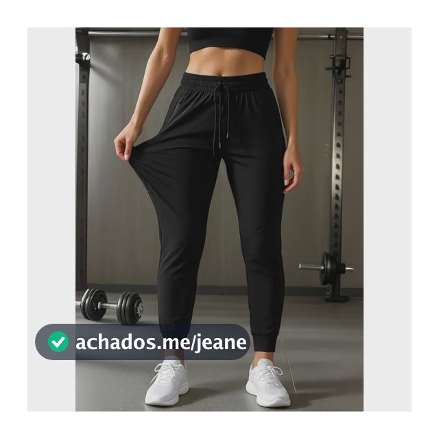 Calça Feminina Com Elastano Esportiva Fitness Slim Fit