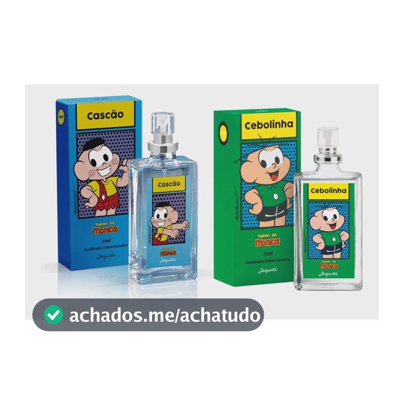 Kit Perfume Cebolinha E Cascão Jequiti Original 25ml