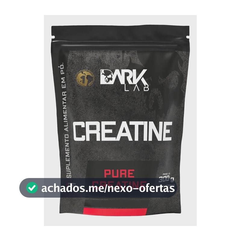Creatina 300g Monohidratada Dark Lab Refil Sem Sabor