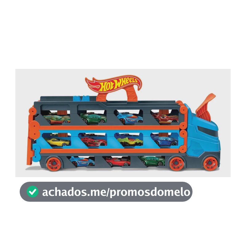 Porta Carros Hot Wheels - Speedway Hauler - Mattel Hgh33 Azul