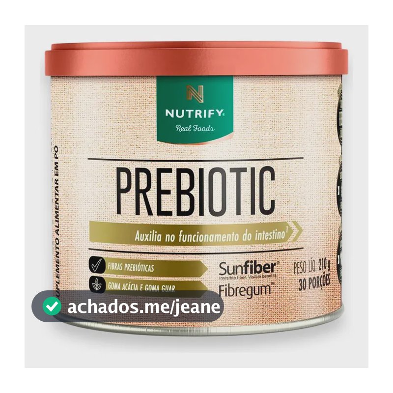Fibra Nutrify Prebiotico Prebiotic em pó Sem sabor x 210g