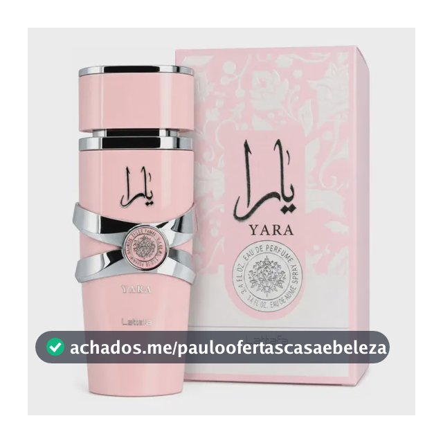Perfume Árabe Lattafa Yara Feminino EDP 100 Ml