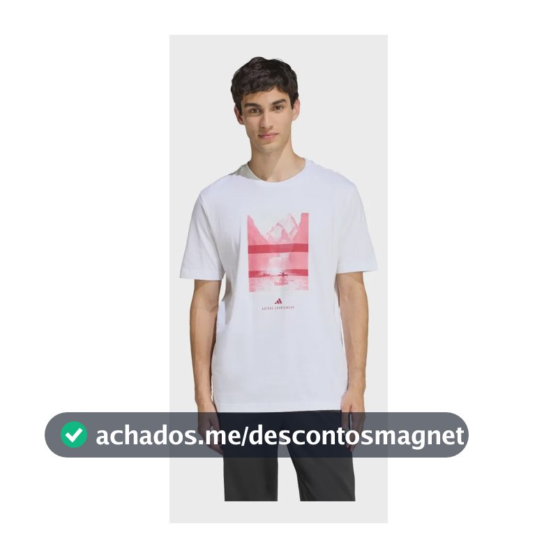 Camiseta Estampa Outdoor Kayaking adidas Branco / White M