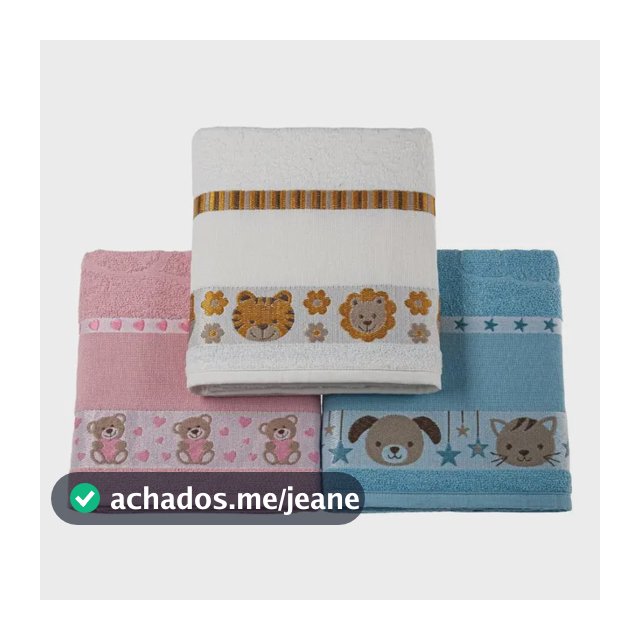 Toalhas De Banho Infantil  Soft Baby Ponto Cruz Para Bordar