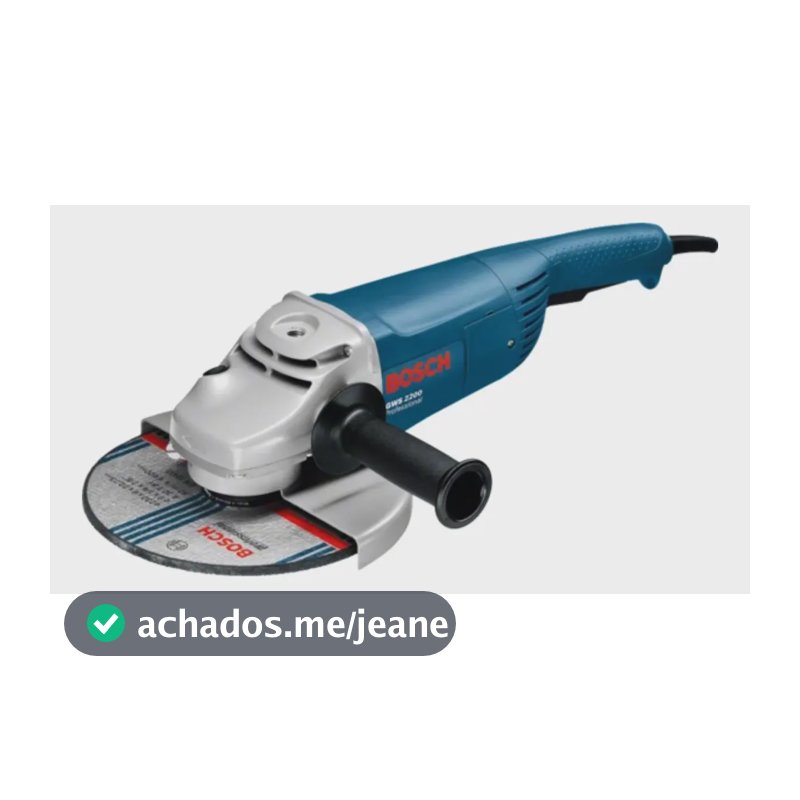 Esmerilhadeira angular Bosch Professional GWS 2200-230 azul 2.2 kW + acessório 127 V